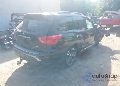 2017 Nissan Pathfinder Platinum из США, поврежденный, VIN 5N1DR2MM1HC679508